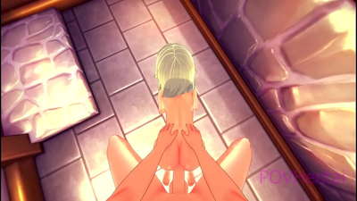 (Trap) Elvish mjakazi hukusaidia kunawa uso wako.